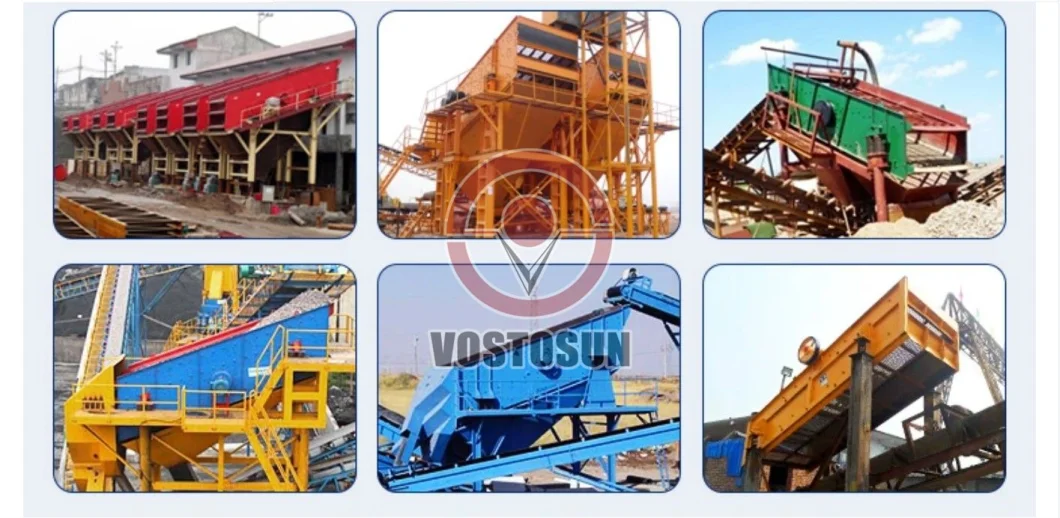 Vostosun Sand Production Line Crushing and Screening Plants Vibrating Screen